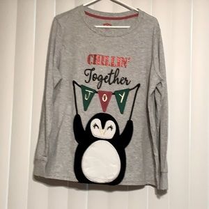 Holiday time Christmas long sleeve T-shirt NWOT sz XL